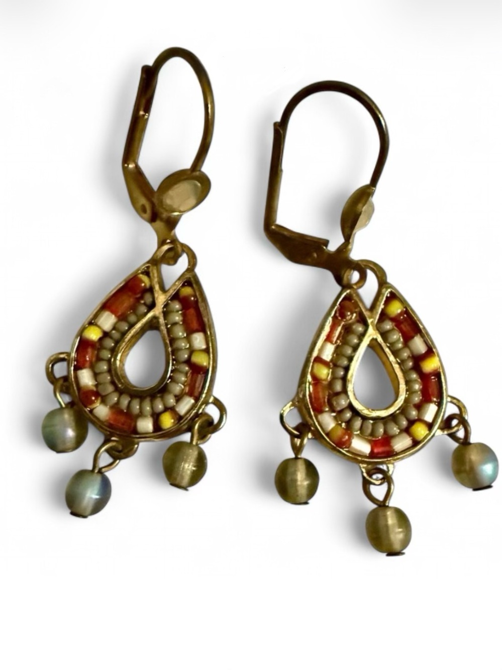 Adaya Chandelier Beaded Earrings